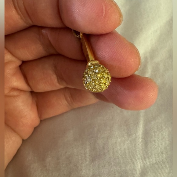 Authentic Vintage Christian Dior rhinestone gold plated necklace - Picture 5 of 12